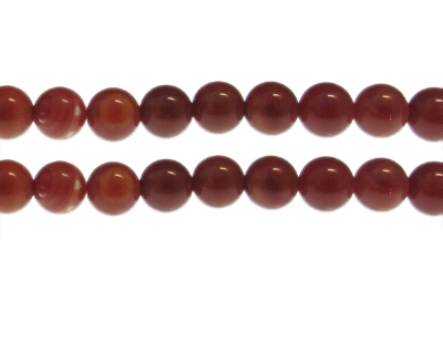 10mm Rust Gemstone Bead, approx. 20 beads