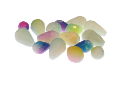 (image for) Approx. 1.5oz. x 12-16mm Color Drop Glass Bead