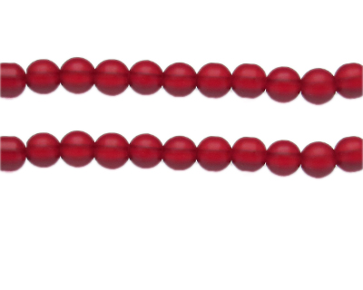 12mm Turquoise Semi-Matte Glass Bead, approx. 13 beads