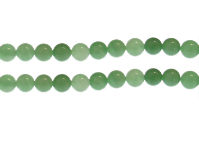 8mm Green Gemstone Bead, approx. 23 beads