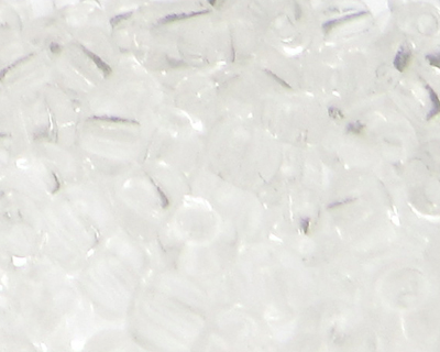 6/0 Clear Transparent Glass Seed Bead, 1oz. Bag