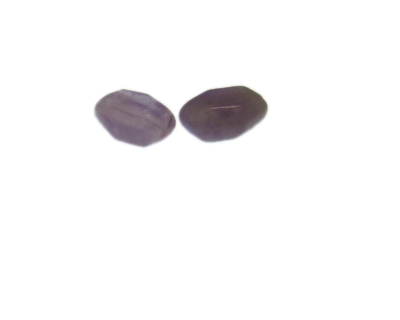 16 x 14mm Amethyst Gemstone Bead, 2 beads