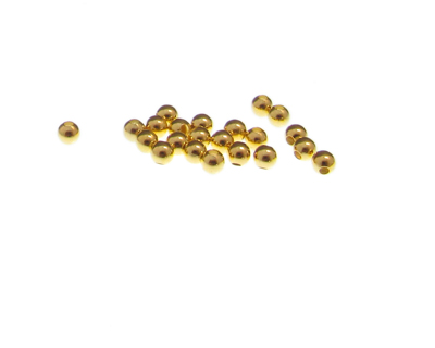4mm Gold Iron Spacer Bead, approx. 60 beads