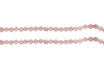 4mm Rose Quartz Gemstone Bead, approx. 30 beads