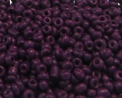 11/0 Purple Opaque Glass Seed Bead, 1oz. Bag