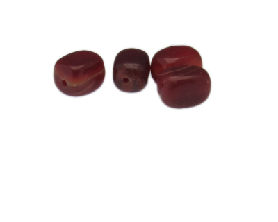 14 x 10mm Carnelian Gemstone Bead, 4 beads
