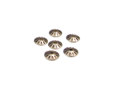 (image for) 10 x 5mm Silver Metal Spacer Bead, 6 beads - Click Image to Close