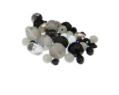 (image for) Approx. 1oz. Snazzy Designer Glass Bead Mix - Click Image to Close