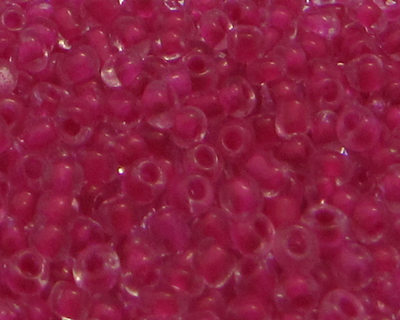 (image for) 11/0 Fuchsia Inside-Color Glass Seed Beads, 1oz. bag