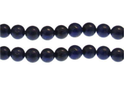 10mm Dark Blue Gemstone Bead, approx. 20 beads