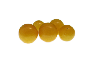 10 - 14mm Yellow Gemstone Bead, 5 beads