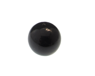 28mm Black Ball Lampwork Glass Bead 28mm Black Ball Lampwork Glass Bead