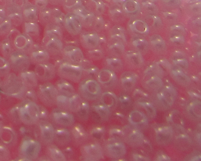 (image for) 11/0 Baby Pink Ceylon Glass Seed Bead, 1oz. Bag