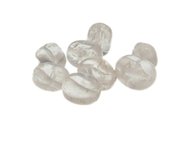 14 x 10mm Rock Crystal Gemstone Bead, 8 beads