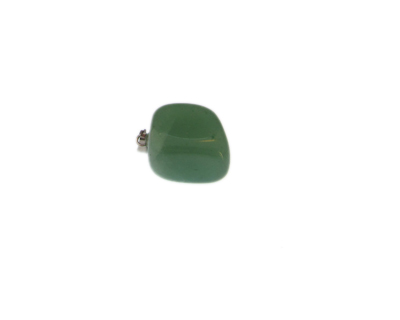 12 - 14mm Green Aventurine Nugget Gemstone Pendant