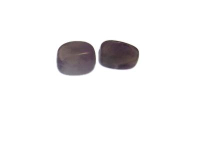 (image for) 16 x 12mm Amethyst Gemstone Bead, 2 beads