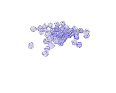 Approx. 0.5oz. x 3mm Purple Bicone Glass Beads