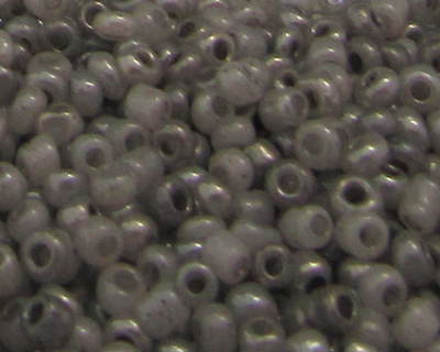 11/0 Deep Silver Ceylon Glass Seed Beads, 1oz. bag