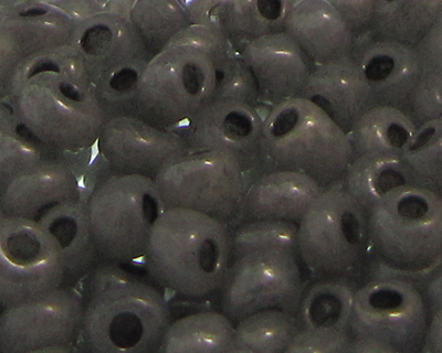 6/0 Deep Silver Ceylon Glass Seed Beads, 1oz. bag