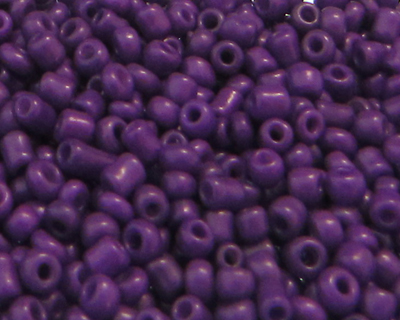 11/0 Rich Purple Opaque Glass Seed Bead, 1oz. Bag