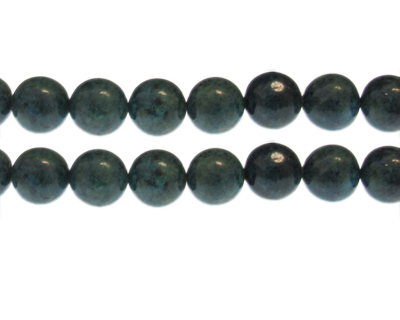 (image for) 12mm Chrysocolla Gemstone Bead, approx. 15 beads