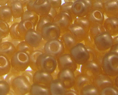6/0 Champagne Ceylon Glass Seed Bead, 1oz. Bag