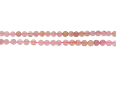 4mm Rose Quartz Gemstone Bead, approx. 43 beads
