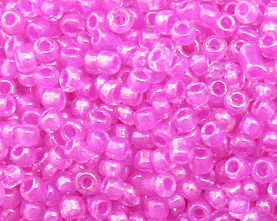 (image for) 11/0 Fuchsia Transparent Glass Seed Bead, 1oz. bag - Click Image to Close