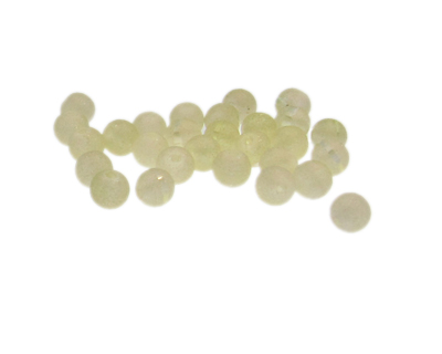 (image for) Approx. 1oz. x 6mm Cream Druzy-Style Glass Bead