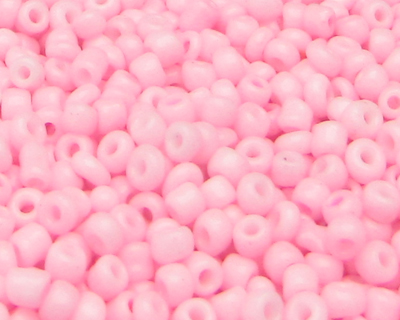 11/0 Baby Pink Opaque Glass Seed Bead, 1oz. Bag