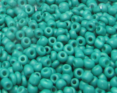 (image for) 11/0 Soft Aqua Opaque Glass Seed Bead, 1oz. Bag