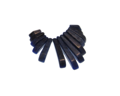 12 - 30mm Lapis Gemstone Pendant, 13 pieces