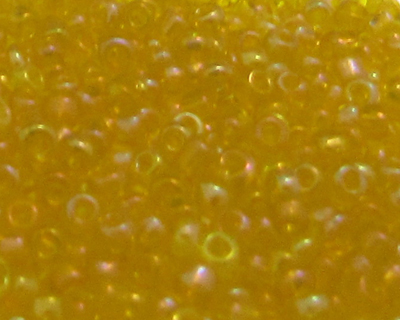 11/0 Yellow Luster Glass Seed Beads, 1oz. bag