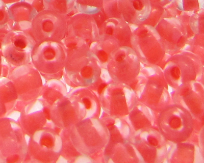 6/0 Coral Inside-Color Glass Seed Beads, 1oz. bag