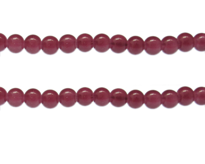 8mm Iris Jade-Style Glass Bead, approx. 54 beads