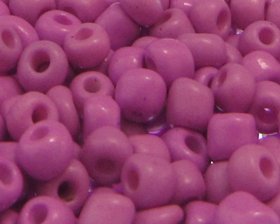 6/0 Violet Opaque Glass Seed Beads, 1oz. bag