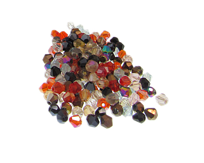 (image for) Approx. 1oz. x 4mm Color Bicone Glass Bead Mix - Click Image to Close