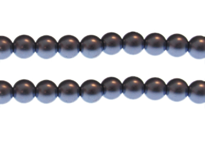 10mm Sky Blue Glass Pearl Bead, approx. 22 beads