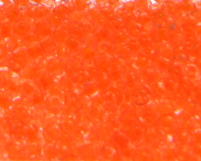 11/0 Orange Inside-Color Glass Seed Beads, 1oz. bag