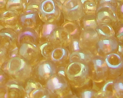 6/0 Gold Luster Glass Seed Bead, 1oz. Bag