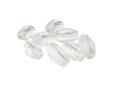 (image for) 14 x 10mm Crystal Luster Bicone Glass Bead, 8 beads