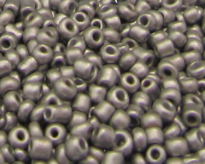 11/0 Silver Opaque Glass Seed Beads, 1oz. bag