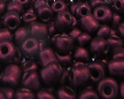 6/0 Purple Metallic Glass Seed Bead, 1oz. Bag