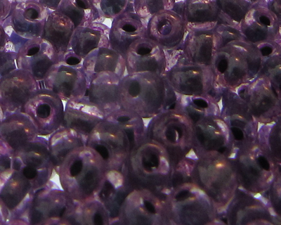 6/0 Purple Transparent Glass Seed Bead, 1oz. Bag