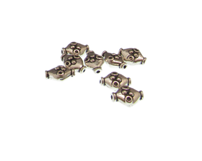 (image for) 12 x 8mm Silver Metal Spacer Bead, 8 beads - Click Image to Close