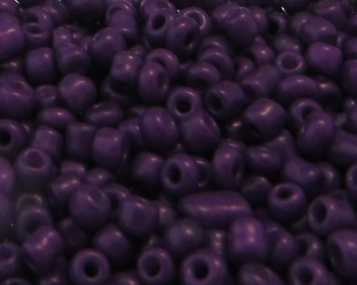 (image for) 11/0 Rich Purple Opaque Glass Seed Bead, 1oz. Bag