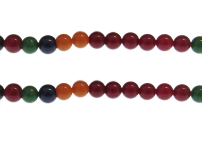 8mm Color Gemstone Bead, approx. 23 beads