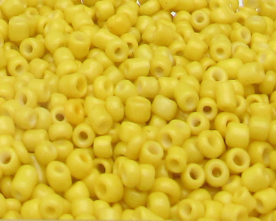 (image for) 11/0 Yellow Opaque Glass Seed Bead, 1oz. Bag