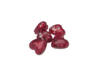 14mm Red Heart Lampwork Glass Bead, 5 beads. Peeling, No Returns 14mm Red Heart Lampwork Glass Bead, 5 beads. Peeling, No Returns
