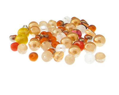 Approx. 1oz. Treasure Chest Designer Glass Bead Mix